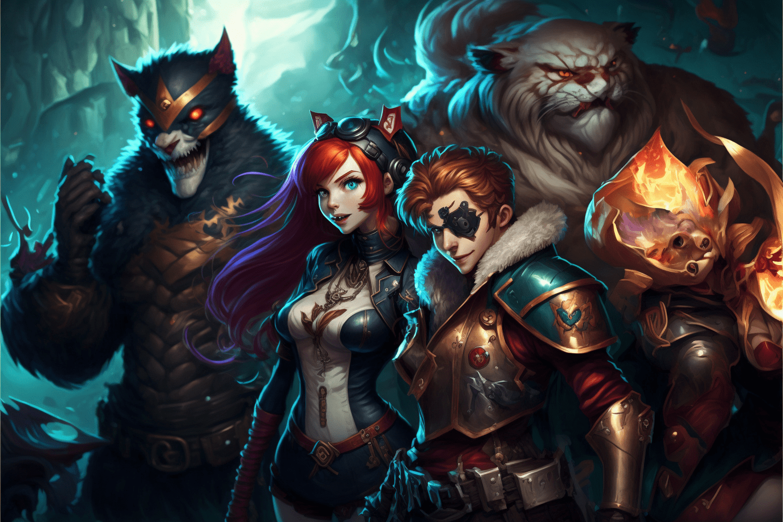 e-sport games league of legends art-min