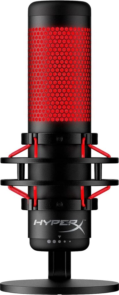 bestes streaming mikrofon hyperx quadcast