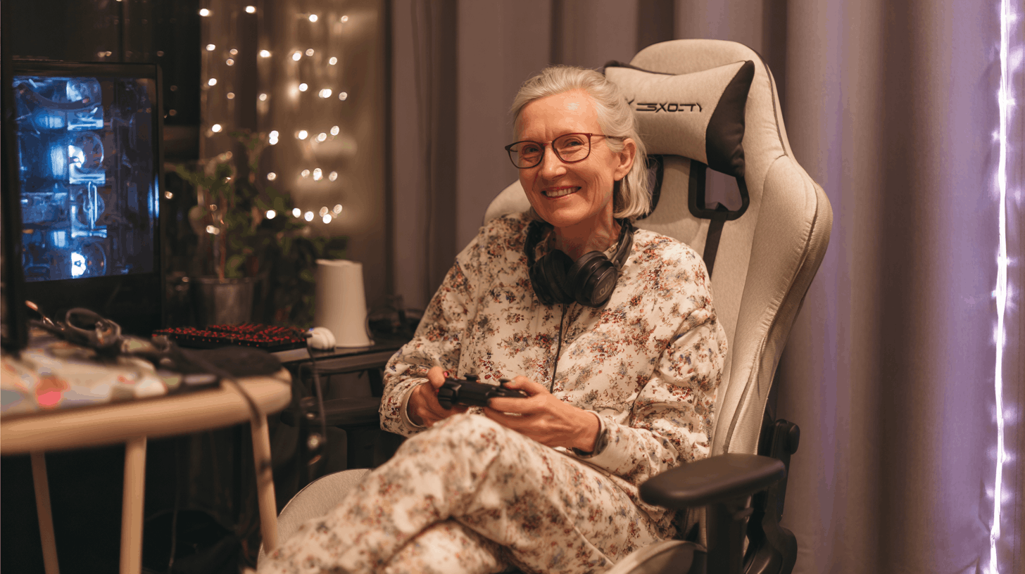 Ergonomie beim Gaming: So spielen Senioren ohne Schmerzen